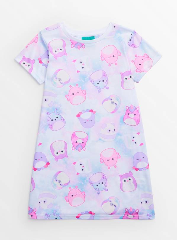 Squishmallows Pink Tie Dye Nightdress 6-7 years